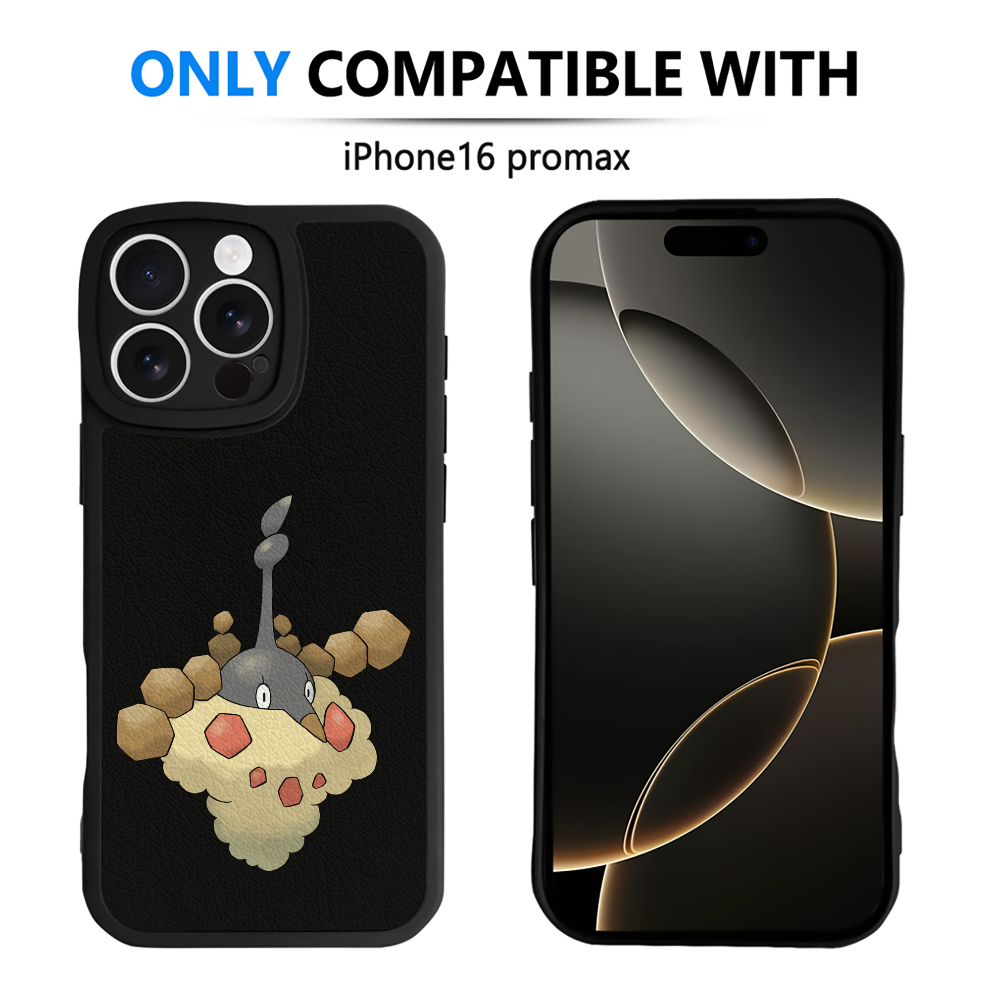 （画像用） ポケットモンスター Pokémon 【iPhone 16シリーズ対応】シリコンスマホケース（レザー調） 材質：シリコン